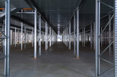 a modern factory warehouse
